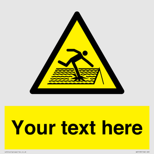 Custom Figure on Roof Sign